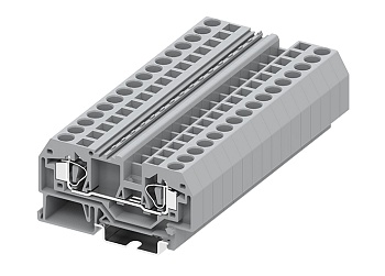 Проходная клемма 206921 - Проходная клемма, TA6, тип фиксации провода: пружинный, номинальное сечение: 6 мм кв., 41A, 800V, ширина: 8 мм, цвет: серый, тип монтажа: DIN 35