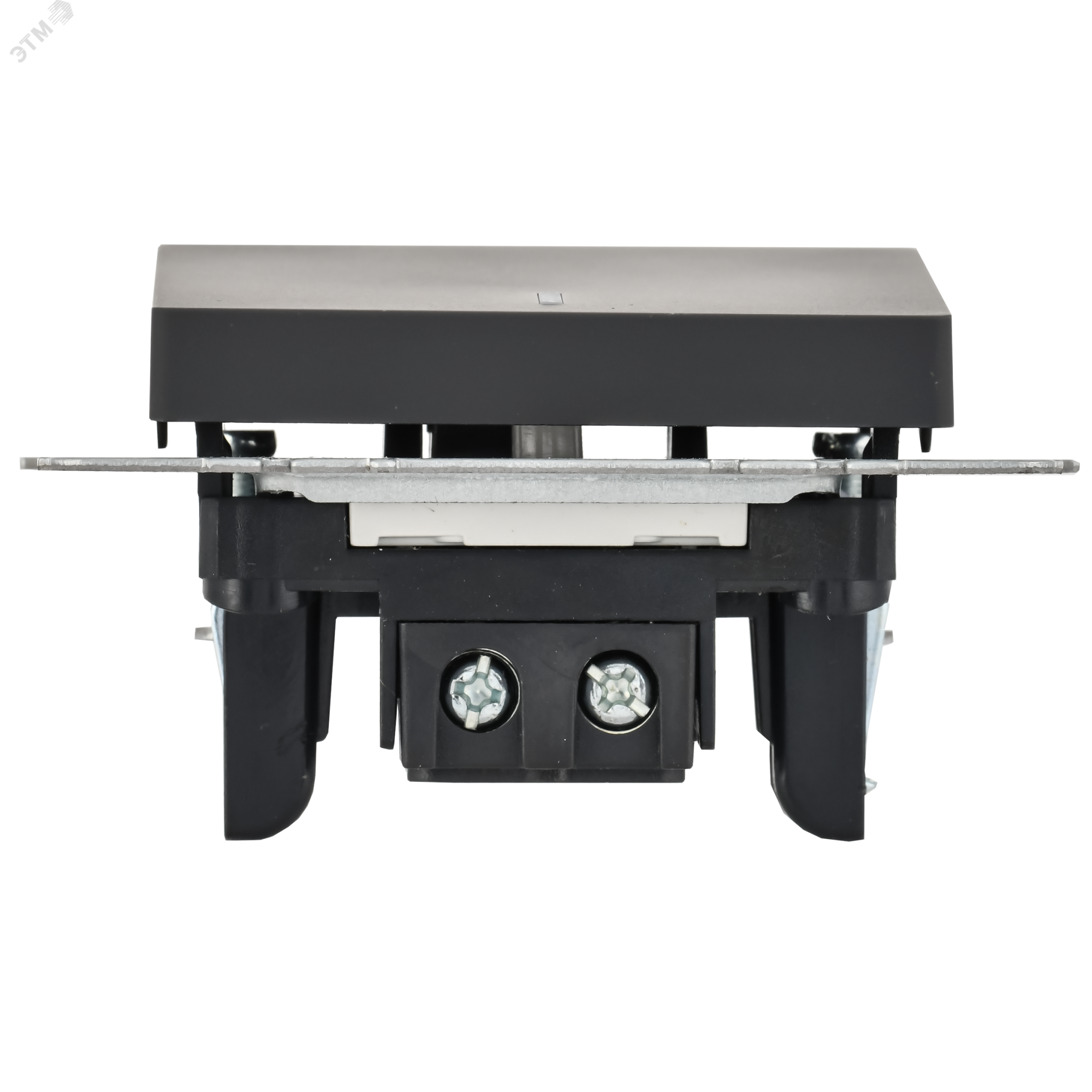 Выключатель 1-кл. СП BRITE ВС10-1-1-БрГ 10А с инд. графит BR-V10-1-10-K53