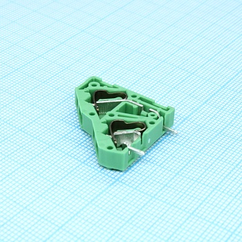 ZFKKDS 2.5-5.08 - Клеммы для печатной платы, номинальный ток: 17,5 A, расчетное напряжение (III/2): 400 В, номинальное сечение: 2,5 мм?, размер шага: 5,08 мм, полюсов: 1, тип подключения: Пружинный зажим