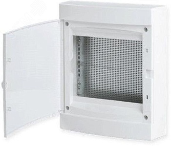 Щит слаботочный навесной "Unix" белая дверь 2 габарит IP40 PROxima ux-2m-nw