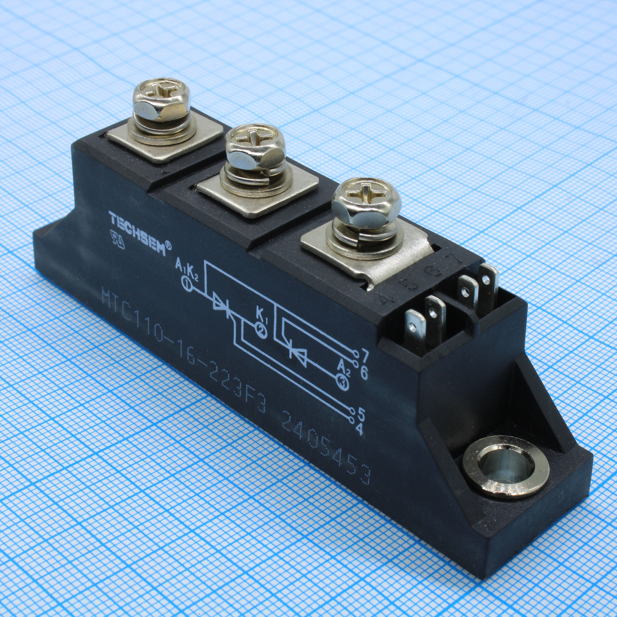 MTC110-16-223F3 - Тиристорный модуль 110А 1600В