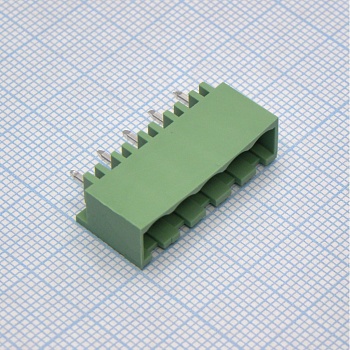 2EDGVC-5.08-05P-14-00A(H) - Разъемный клеммный блок на плату, 5 контактов. Серия 2EDGVC-5.08