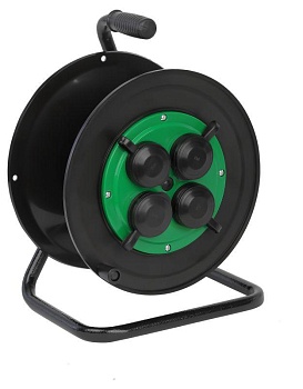 Катушка 4-м с заземл. IP44 RP-4e-IP44 для подключения провода с защ. крышками пластик. Б0055423