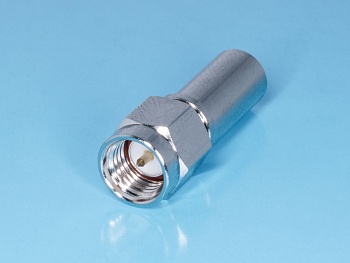 SMA-C58P - Разъем SMA вилка на кабель RG-58, обжимной