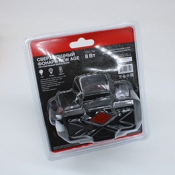 Фонарь налобный NEW AGE, четырехрежимный, поворотный, с регулируемым фокусом 75-7831