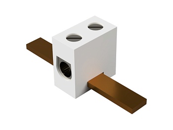 Клеммная колодка 1038 B - Клеммная колодка, керамическая, для установки на шину 3х10 мм, Тип 1038 B, 1 полюс, без защиты провода, максимальное сечение провода: 10 мм кв., номинальные характеристики: 250 V; 57 A; серия Appliance