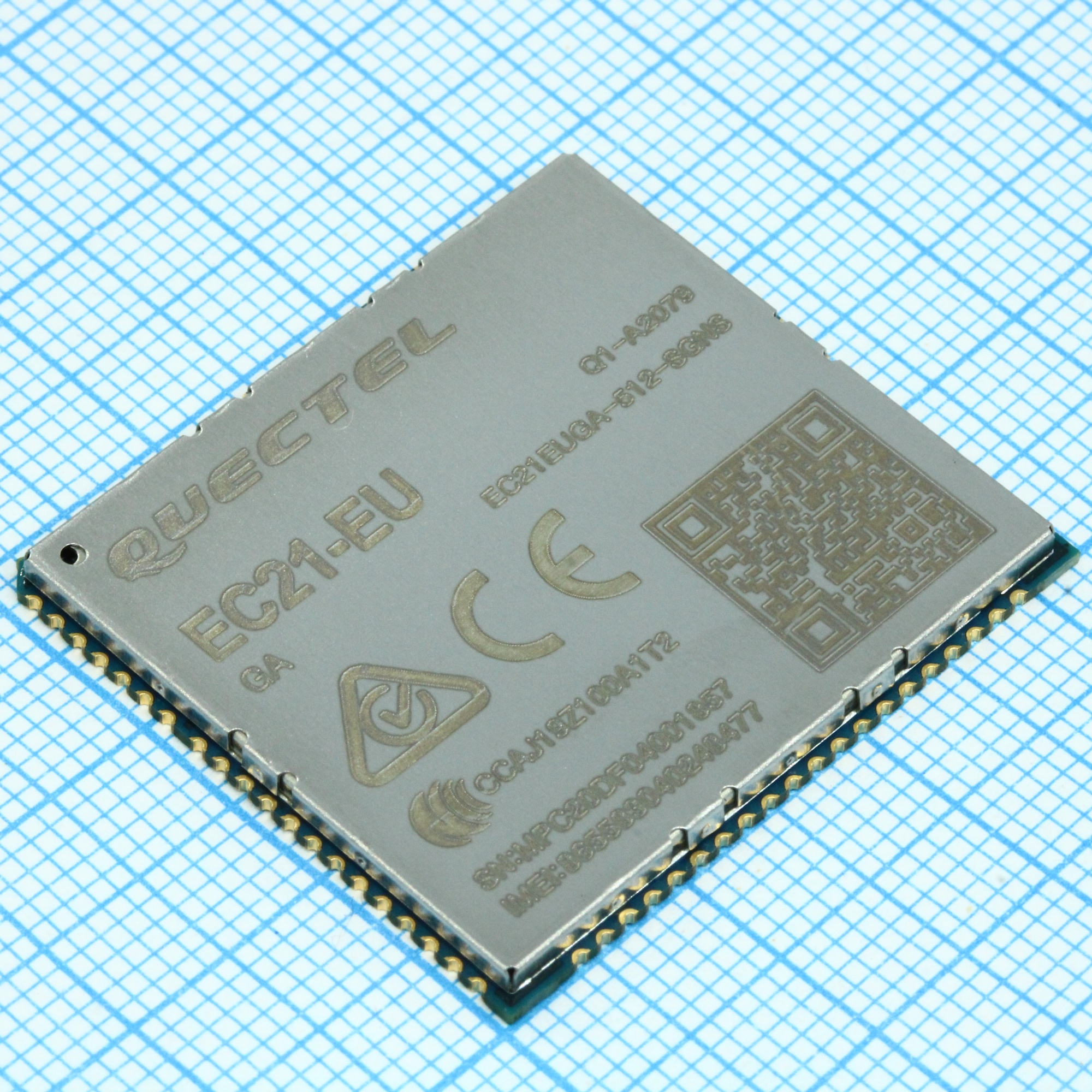 EC21EUGA-512-SGNS - Модуль LTE с поддержкой CAT-1, 3G (HSPA+), UMTS, GPRS, EDGE