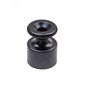 Изолятор ОП пластик черн. (уп.100шт) B1-551-23-100