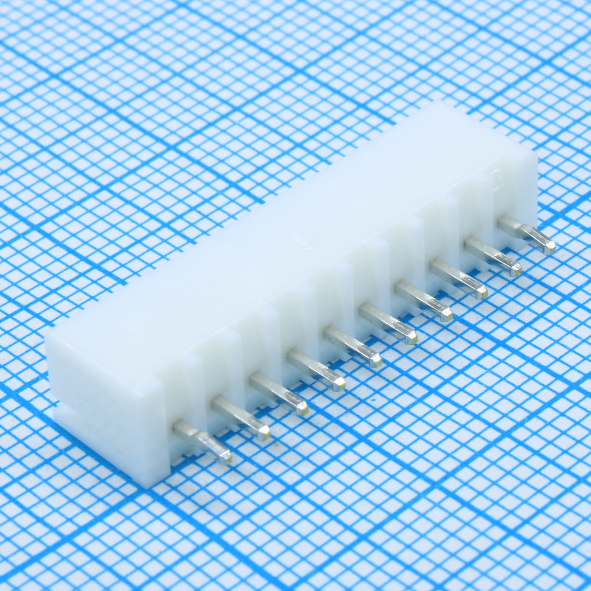 B10B-XH-A (LF)(SN) - Серия XH. Корпус разъема - вилка на плату 10 контактов, шаг 2.5мм