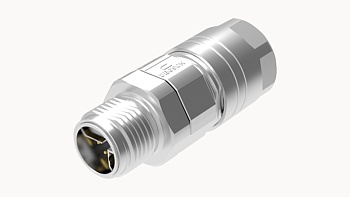 Вилочный разъем PCSH-M12X-08P-MM-SL7001 - Вилочный разъем на кабель, 8 полюсов, M12, прямой, обжимная фиксация провода, X-Code, диаметр кабеля: 6,0-7,5 мм, сечение: 0,14-0,34 мм кв., 0.5A 50V, металл