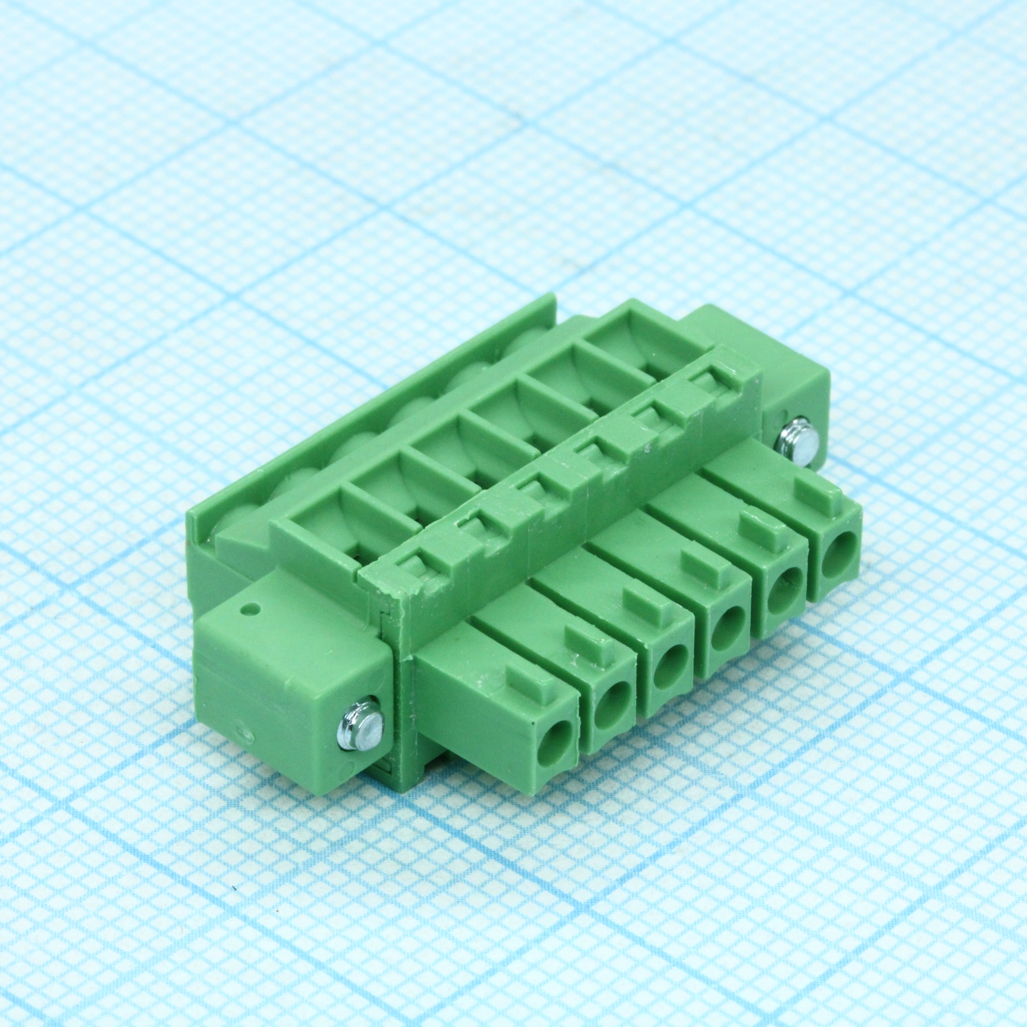 15EDGKAM-3.5-06P-14-100A(H) - Разъемный клеммный блок. Серия 15EDGKАM-3.5, 6 контактов