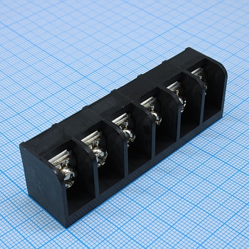 DG66S-B-06P-13-00A(H) - Барьерный клеммный блок 6 контактов. Серия DG66S-B