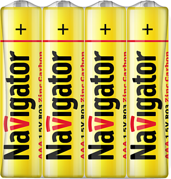 Элемент питания солевой AAA/R03 94 757 NBT-NS-R03-SH4 (уп.4шт) 94757