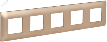 SKANDY Рамка 5-местная SK-F05Sa песочный IEK SK-M52-K98