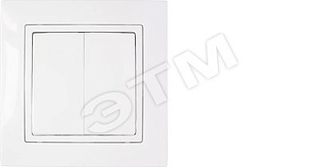 Беларусь Выключатель двухклавишный скрытый IP44 Выключатель С5 10-875