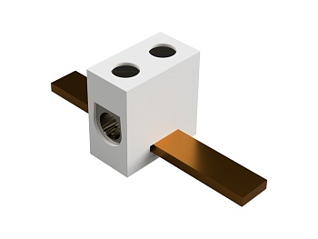 Клеммная колодка 1038 C - Клеммная колодка, керамическая, для установки на шину 3х10 мм, Тип 1038 C, 1 полюс, без защиты провода, максимальное сечение провода: 16 мм кв., номинальные характеристики: 400 V; 76 A; серия Appliance