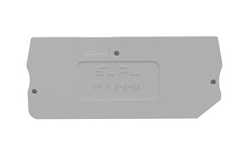 Торцевая крышка TP1.5-3-GY-EA - Торцевая крышка для клемм TP1,5-3-..., цвет: серый