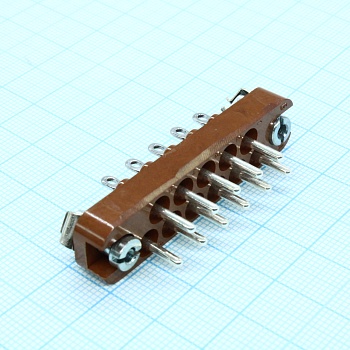 РП10-11 З вилка - Соединитель  низкочастотный, прямоугольный, внутреннего монтажа