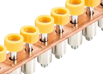 Соед. мостик IVB WK 2,5-3D- M-70 - Соединительная перемычка, винтовая, изолированная, 70 полюсов, для клемм: WK 2,5-3 D/U; WK 2,5-3 D SL