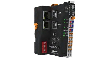 Модуль ввода/вывода DF50-C-PN-RT - Модуль ввода / вывода, интерфейс 2 порт RJ-45, протокол PROFINET, количество модулей IO 32, размер PDO 1024 байт, скорость передачи 100Мбит, питание 24VDC (+20 %/ -15 %) тип монтажа: DIN35