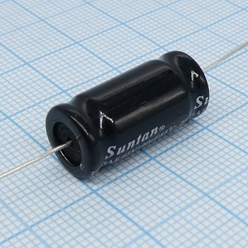 TS13AE1J101MSB000R - Электролитический конденсатор с аксиальными выводами 63В 100мкФ 10*20