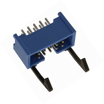 2-1761606-3 - Разъем типа провод-плата, прямой, 2.54 мм, 10 контакт(-ов), Штыревой Разъем, Серия AMP-LATCH