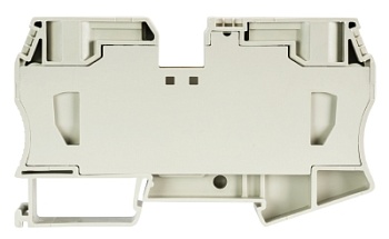 Клемма WKF 35/35 - Проходная клемма, тип фиксации провода: пружинный, номинальное сечение: 35 мм кв., 125A, 800V, ширина: 16 мм, цвет: серый, тип монтажа: DIN 35