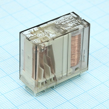 1393258-4 - Силовое реле 6А две контактных группы на переключение катушка 12В