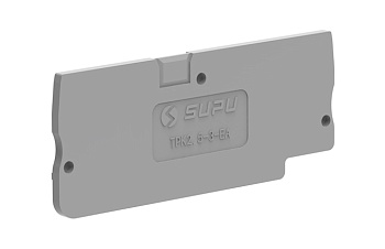 Торцевая крышка TPK2.5-3-GY-EA - Торцевая крышка для клемм TPK2.5-3…, цвет: серый