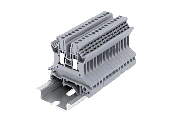 Проходная клемма 301901 - Проходная клемма, UK1.5, тип фиксации провода: винтовой, номинальное сечение: 1,5 мм кв., 17,5A, 500V, ширина: 4,2 мм, цвет: серый, тип монтажа: DIN 35