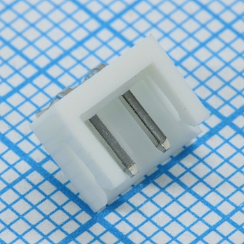 DS1069-01-2MRW6 - Разъем штыревой однорядный угловой на плату 2 контакта шаг 2.5мм