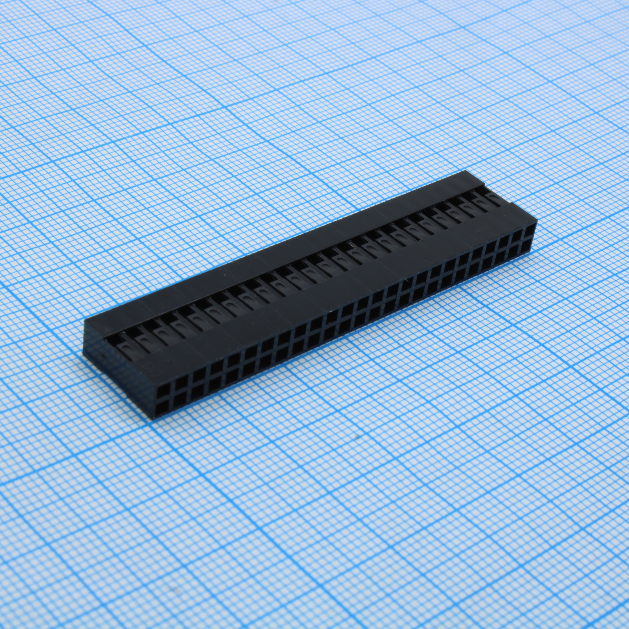 I-DS1071-SCB02X25 - Корпус разъема 2х25 контактов шаг 2.54мм