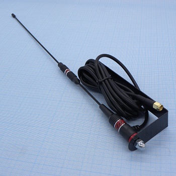 ANT GSM ANTEY 924 SMA - GSM 900/1800; 50Ом; 5,5 дБ; КСВ 1,9:1; кронштейн крепления; длина кабеля 3м; SMA-M-разъем