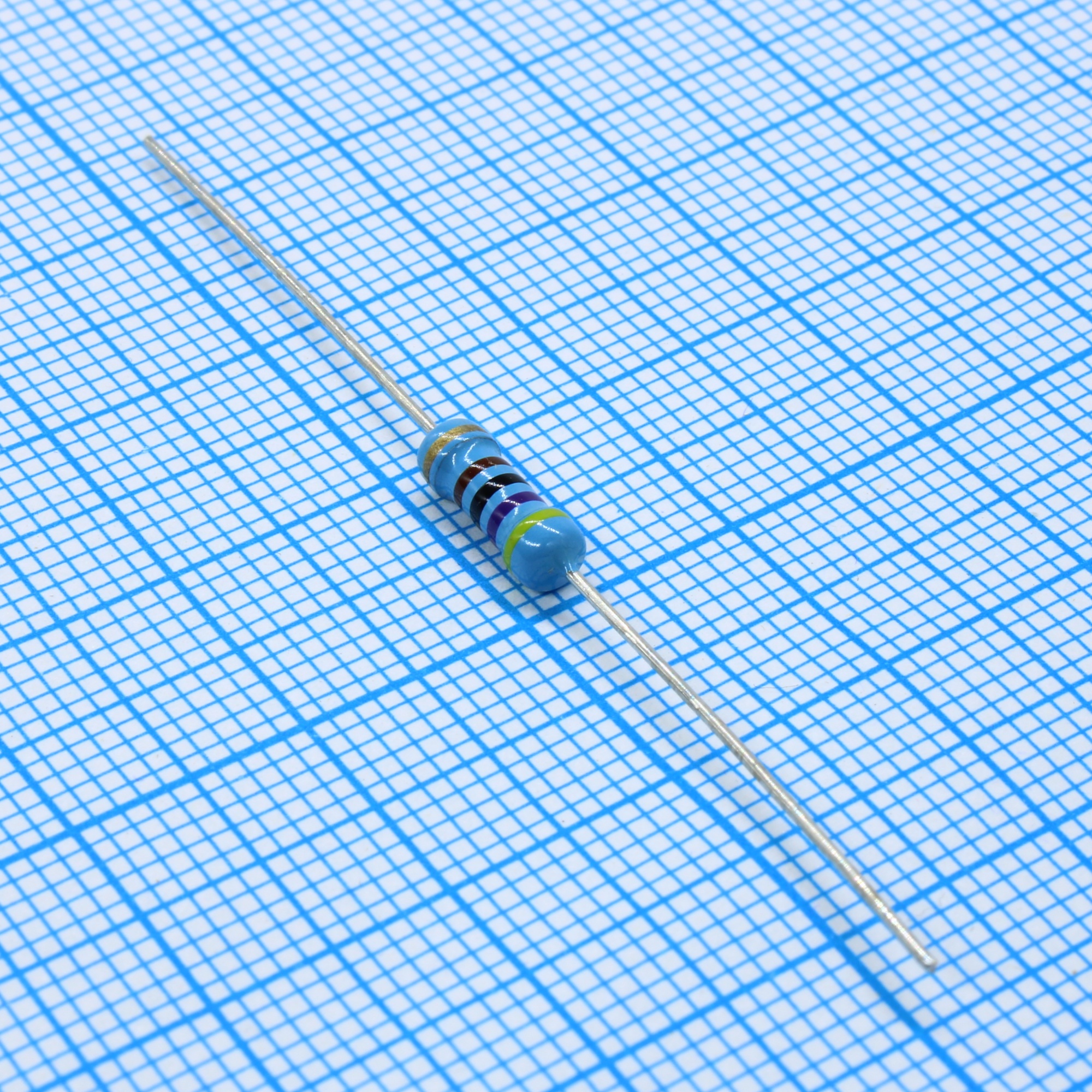 MF504K7JTB055 - Резистор металлопленочный 0.5Вт 4.7кОм ±5% ±100 ppm/°C