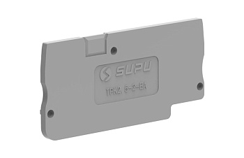 Торцевая крышка TPK2.5-2-GY-EA - Торцевая крышка для клемм TPK2.5-2…, цвет: серый
