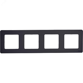 Рамка 4-м Inspiria антрацит Leg 673963