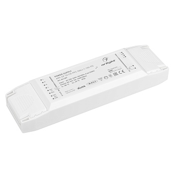 Блок питания ARV-SP-24120-PFC-DALI-1-10V-PD (24V, 5A, 120W) 041387 - Блок питания 24V, ток 5А, 120Вт, с управлением DALI, 1-10V и функцией PUSH DIM, с корректором мощности, PF>0,99. Тонкий пластиковый корпус IP20. Вход: 220-240VAC. Размер 205х58х30 mm. Га