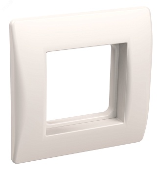 Рамка 1-м 2мод. с суппортом для коробок КМКУ бел. CKK-40D-RSK2-K01