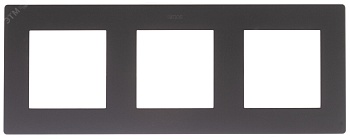 Рамка 3-м Simon24 графит 2400630-038