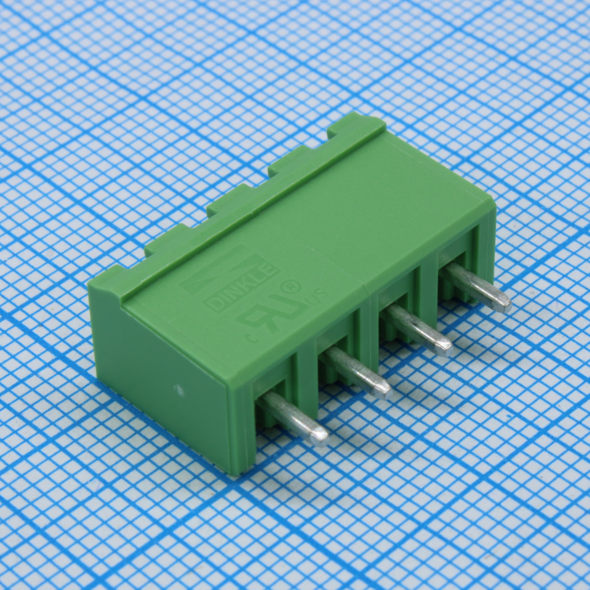 5EHDVC-04 - Колодка клеммная (розетка) на плату 4 контакт(ов) шаг 5.00 мм 300В 15А