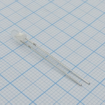 FYL-3014SRW1A - Светодиод 3мм/красный/643нм/100мкд/белый матовый/40°