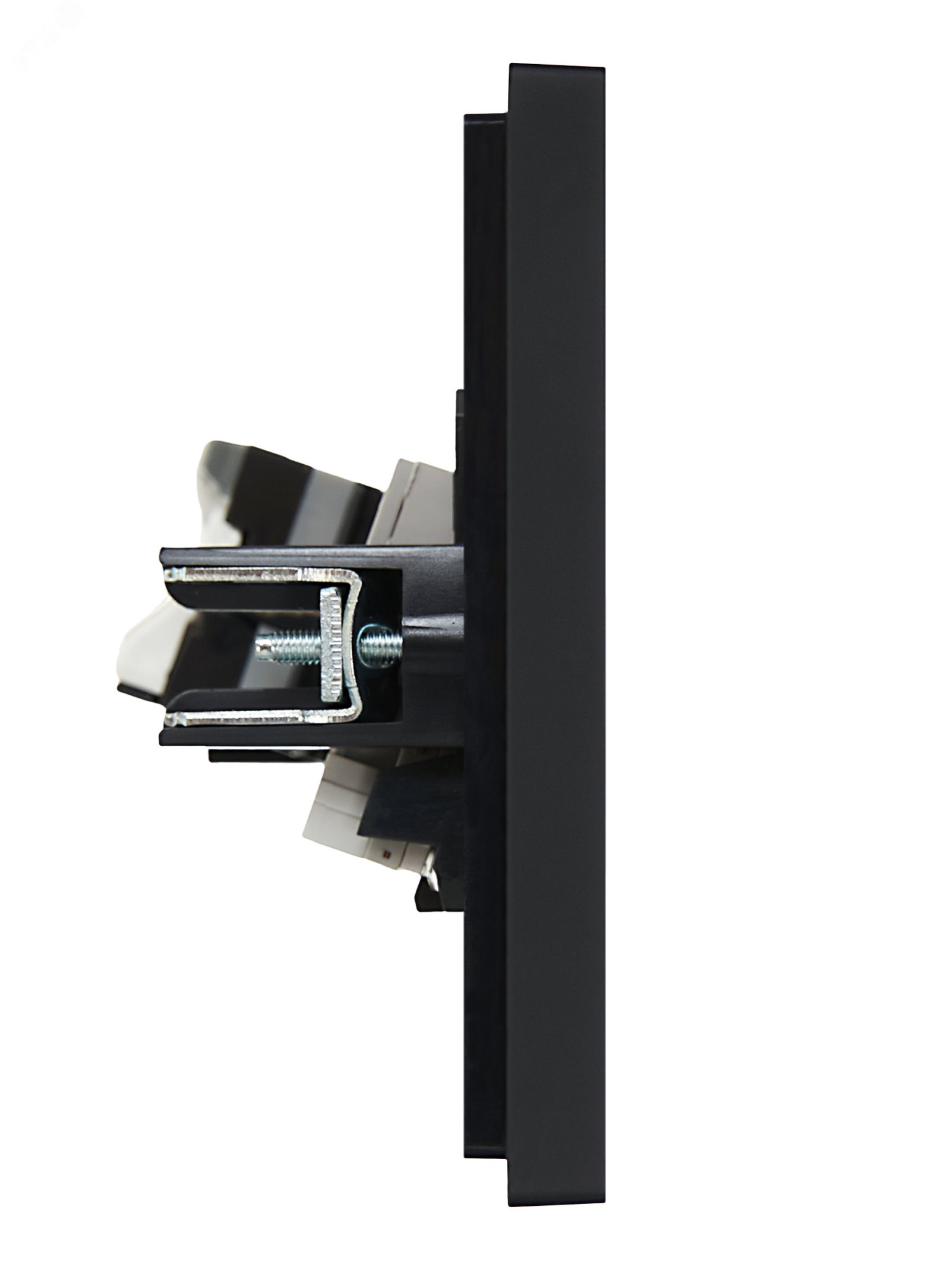 FORTE&PIANO Розетка двойная RJ11+RJ45 кат.5E FP135 черный IEK FP-KT20-O-1-K02