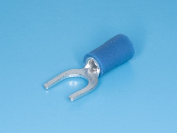TYI-2-6 - Клемма тип "U" 6,4мм, на провод 1,5-2,5мм, изолированная, кратно 100шт.