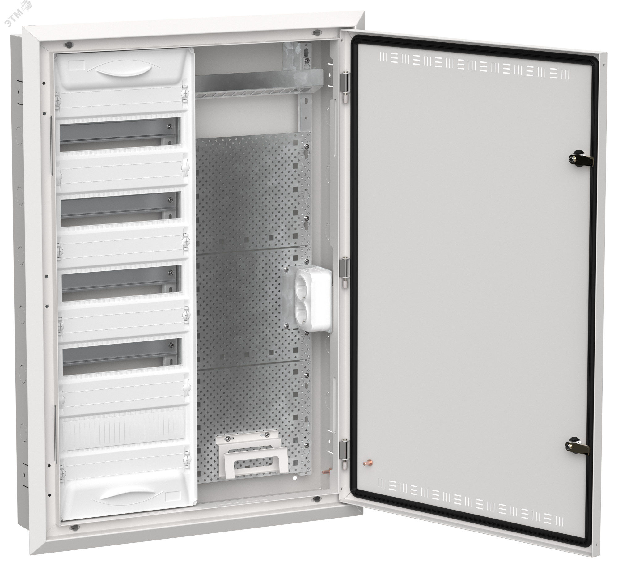 TITAN 5 Корпус комбинированный ЩРв-60 (2х60) белый IEK TI5-51-V-2X060-30