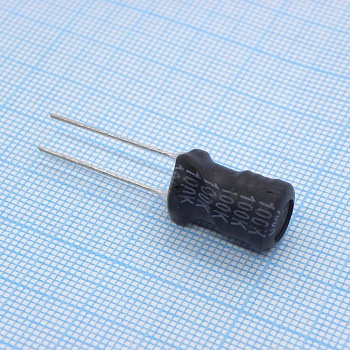 LGB-X1016-100K - Радиальная индуктивность 10uH 5A 50mOhm DCR p=6.5mm