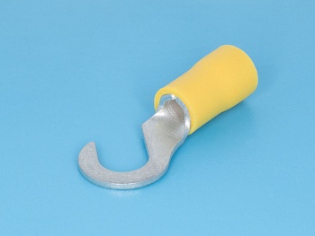 TCI-5.5-6 - Клемма тип "C" 6,4мм на провод 4,0-6,0мм, изолированная, кратно 100шт.