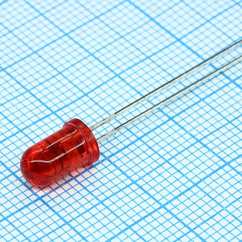 FYL-5013ET - Светодиод 5 мм, оранжевый, прозрачный, 635 нм, 80 мКд, 20°