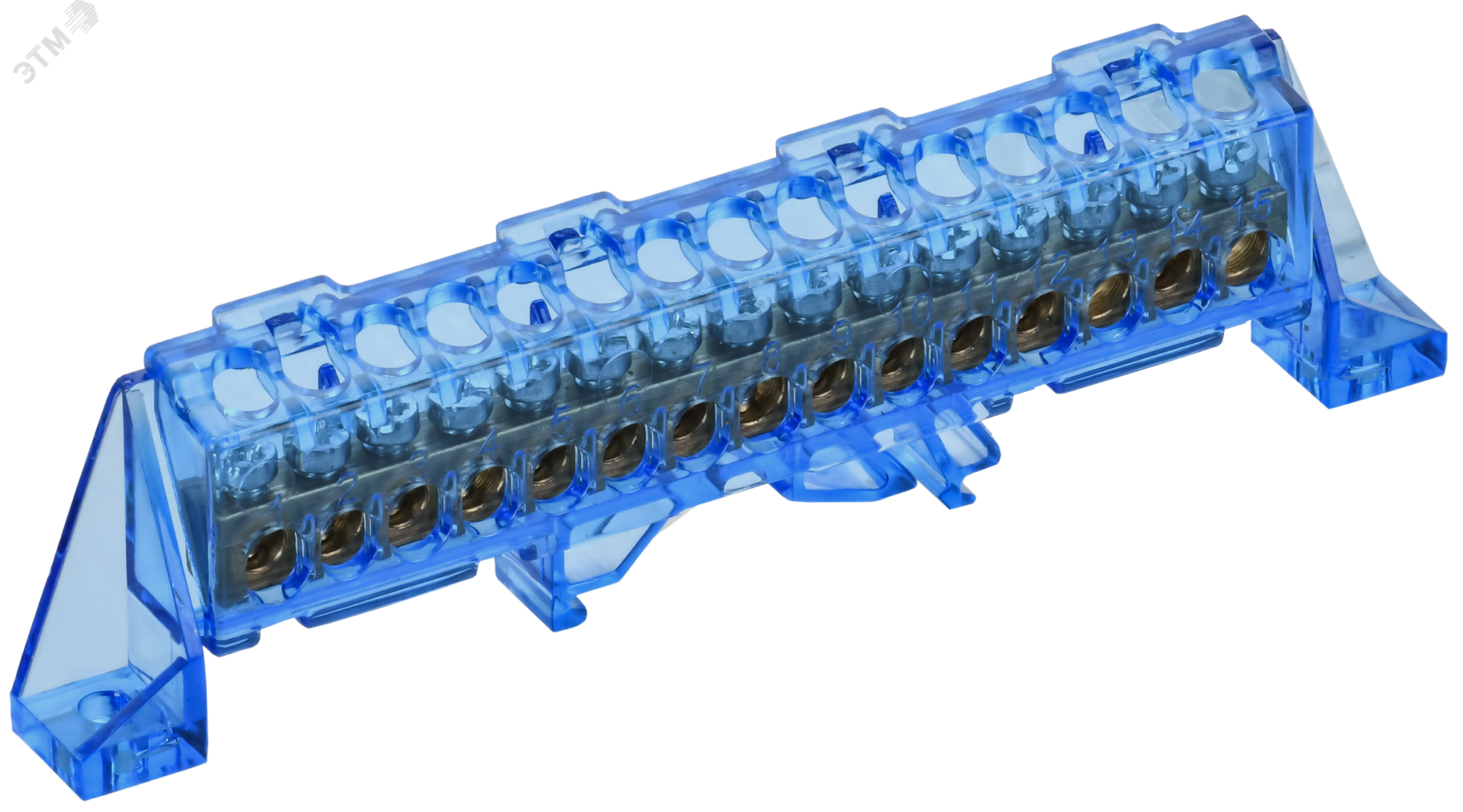 TEKFOR Шина N ноль в комбинированном DIN-изоляторе Стойка 6х9-15-С IEK TF-NN10-15-DP-K07