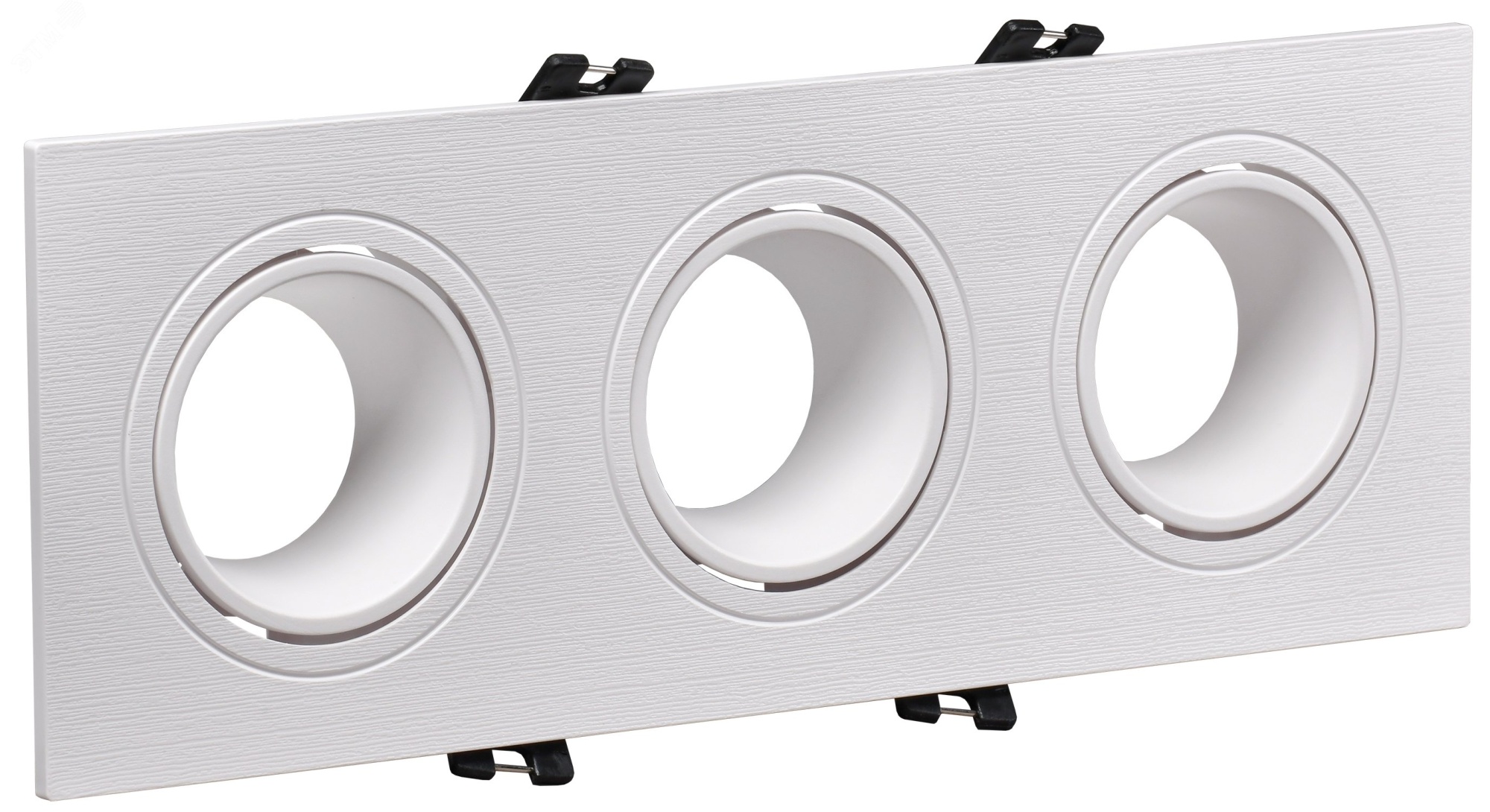 Светильник 4103 встраиваемый 3хMR16 квадрат пласт. бел. LT-UVB0-4103-GU05-3-K01