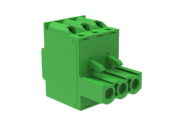 Розеточный разъем на кабель MC-DRJ5.08H08P-0001 - Розеточный разъем, прямой, 2 этажа, на кабель, шаг: 5.08 мм, 4x2 полюса, фиксация провода Push-In исполнение: стандартное, 320V, 12A, цвет: зеленый